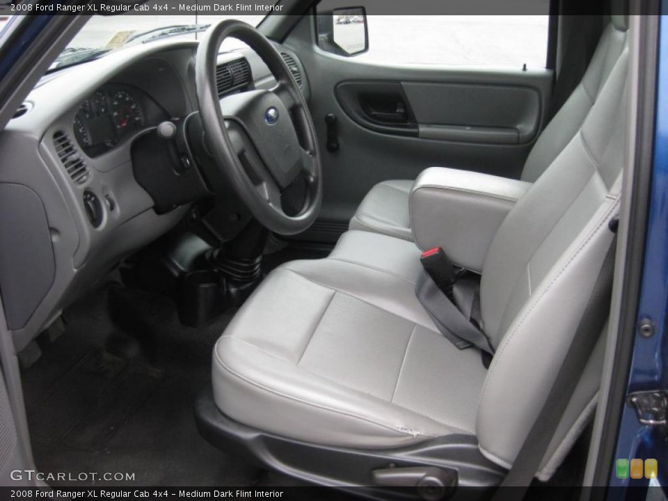 Medium Dark Flint Interior Photo for the 2008 Ford Ranger XL Regular Cab 4x4 #40344034