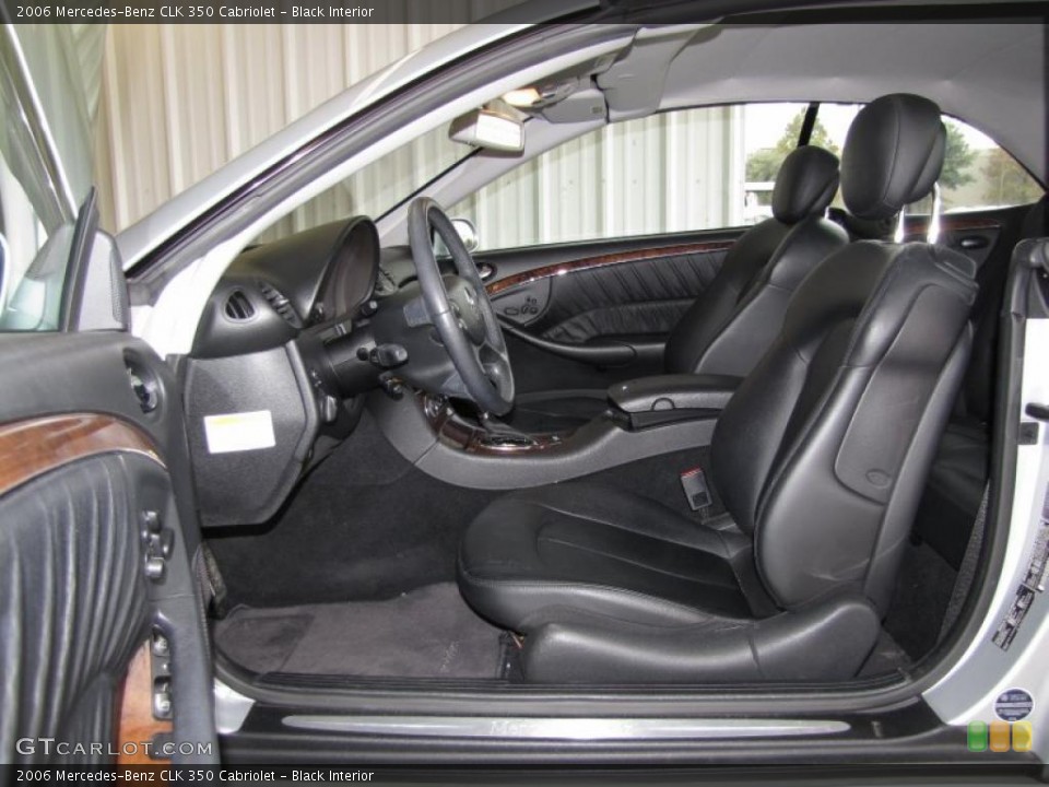 Black Interior Photo for the 2006 Mercedes-Benz CLK 350 Cabriolet #40344950