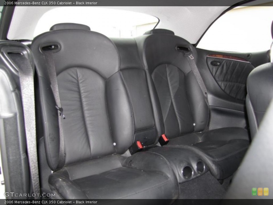 Black Interior Photo for the 2006 Mercedes-Benz CLK 350 Cabriolet #40344974