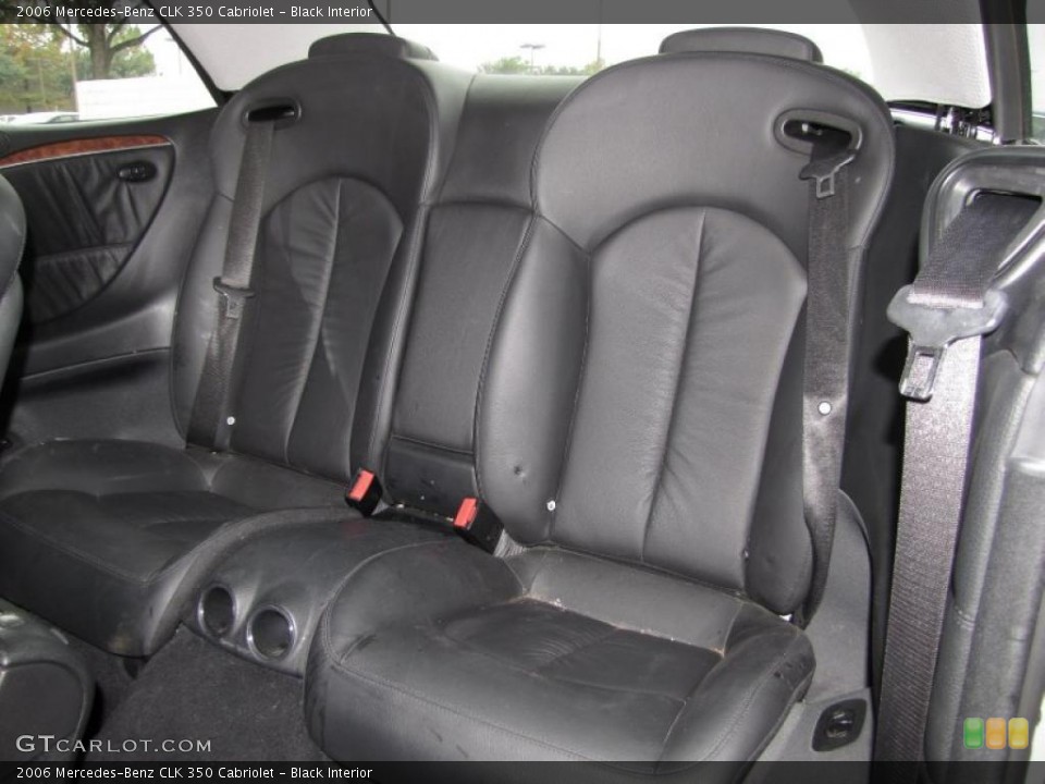 Black Interior Photo for the 2006 Mercedes-Benz CLK 350 Cabriolet #40344986