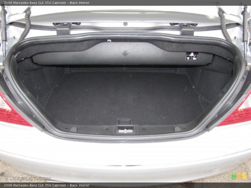 Black Interior Trunk for the 2006 Mercedes-Benz CLK 350 Cabriolet #40345066