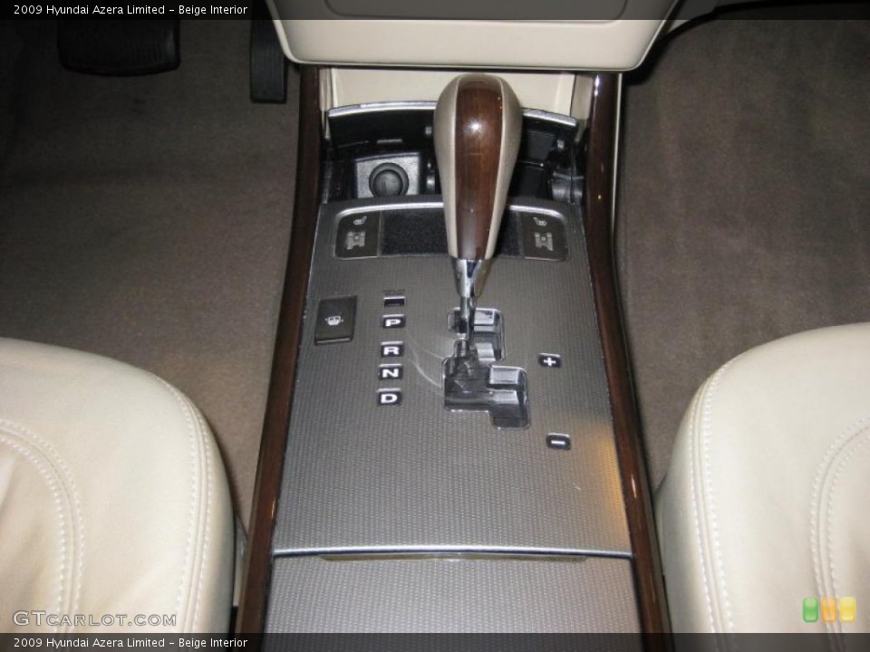 Beige Interior Transmission for the 2009 Hyundai Azera Limited #40345178