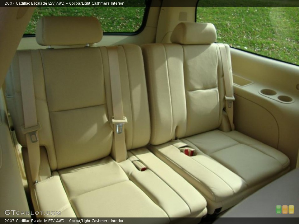 Cocoa/Light Cashmere Interior Photo for the 2007 Cadillac Escalade ESV AWD #40345650