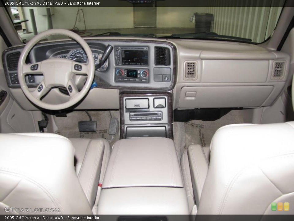 Sandstone Interior Dashboard for the 2005 GMC Yukon XL Denali AWD #40345914