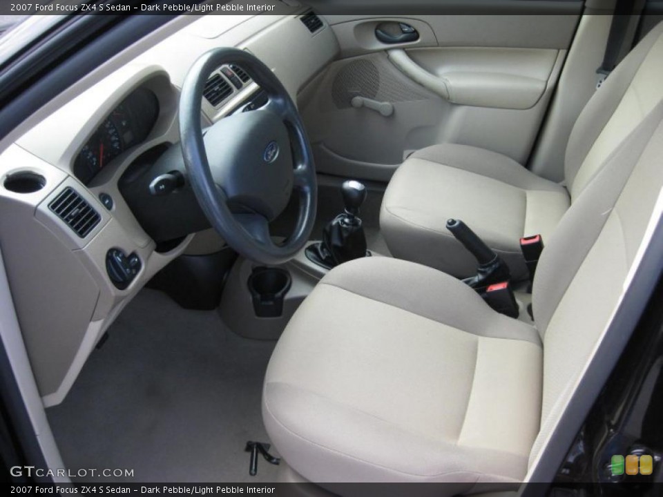 Dark Pebble/Light Pebble Interior Prime Interior for the 2007 Ford Focus ZX4 S Sedan #40346310