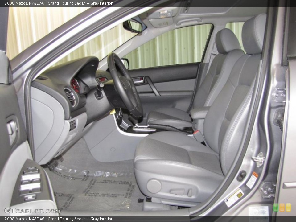 Gray Interior Photo for the 2008 Mazda MAZDA6 i Grand Touring Sedan #40346514