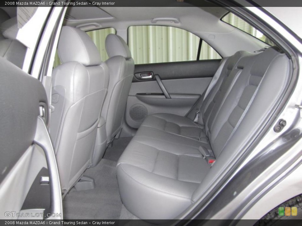 Gray Interior Photo for the 2008 Mazda MAZDA6 i Grand Touring Sedan #40346562