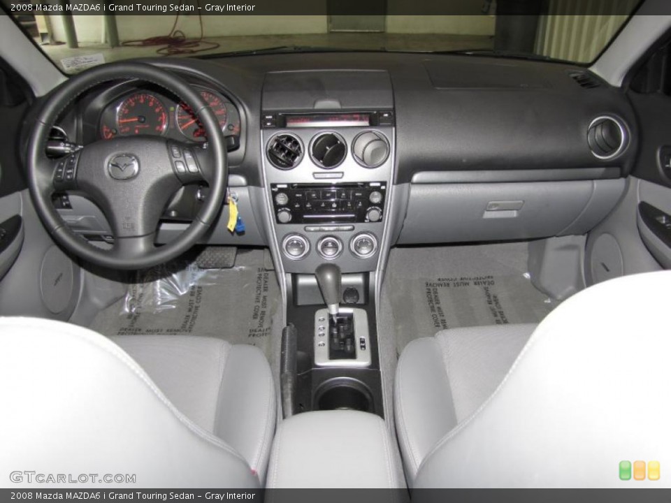 Gray Interior Dashboard for the 2008 Mazda MAZDA6 i Grand Touring Sedan #40346594