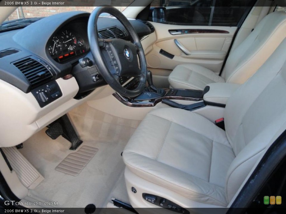 Beige Interior Prime Interior for the 2006 BMW X5 3.0i #40347446