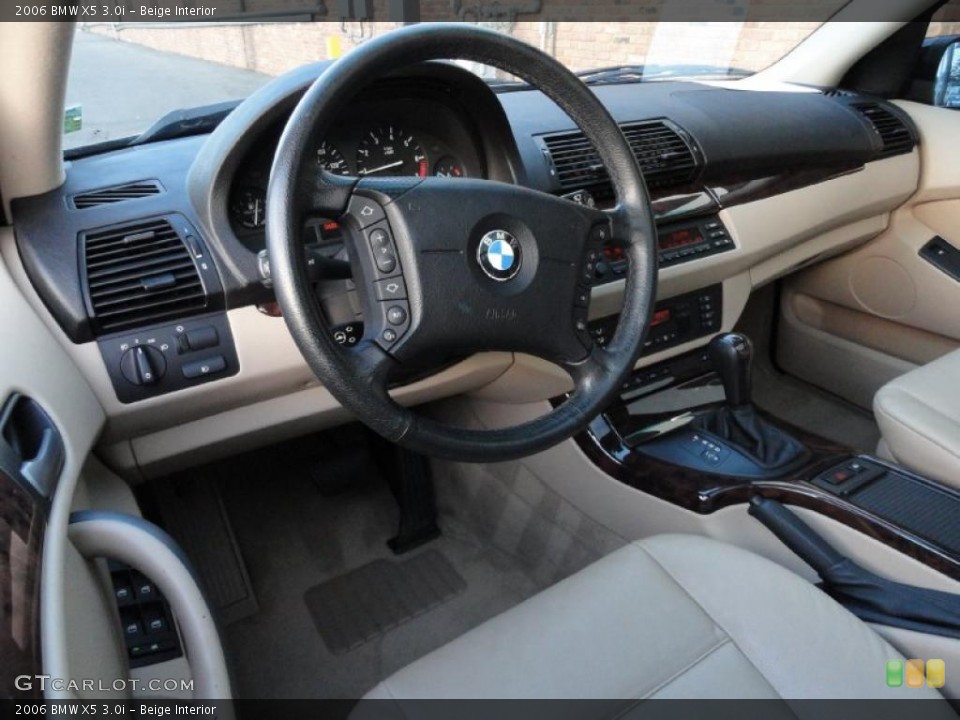 Beige Interior Photo for the 2006 BMW X5 3.0i #40347466