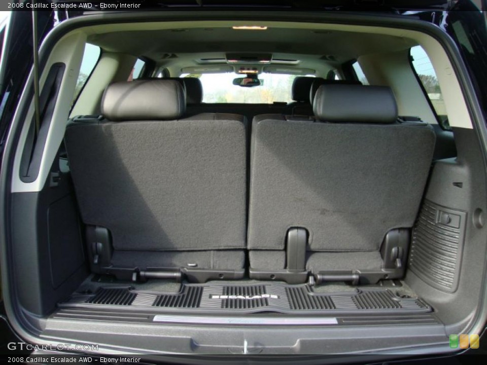 Ebony Interior Trunk for the 2008 Cadillac Escalade AWD #40347478
