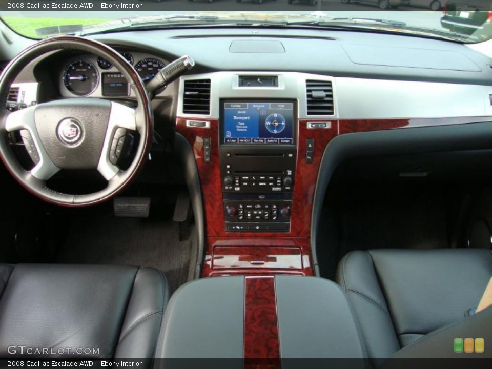 Ebony Interior Dashboard for the 2008 Cadillac Escalade AWD #40347550