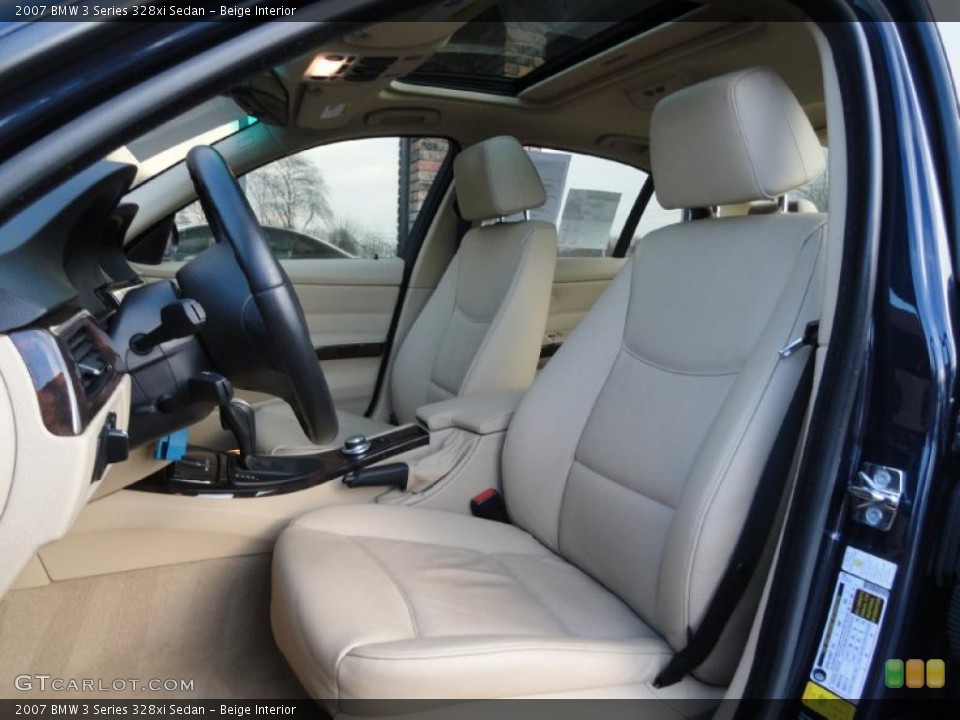 Beige Interior Photo for the 2007 BMW 3 Series 328xi Sedan #40347682