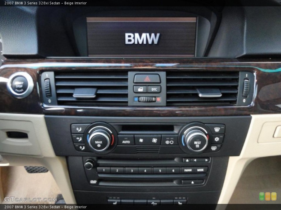 Beige Interior Controls for the 2007 BMW 3 Series 328xi Sedan #40347778