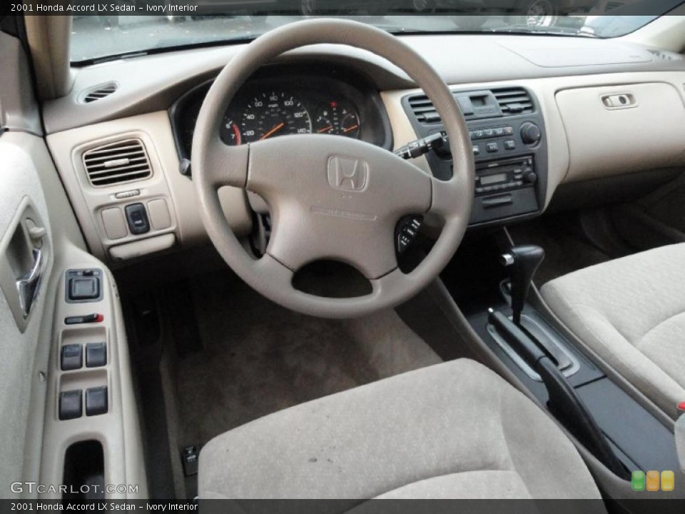 Ivory Interior Photo for the 2001 Honda Accord LX Sedan #40347830