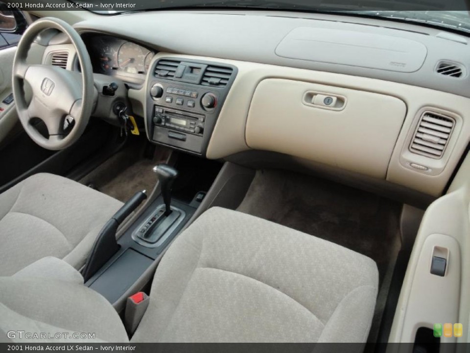 Ivory Interior Dashboard for the 2001 Honda Accord LX Sedan #40347838