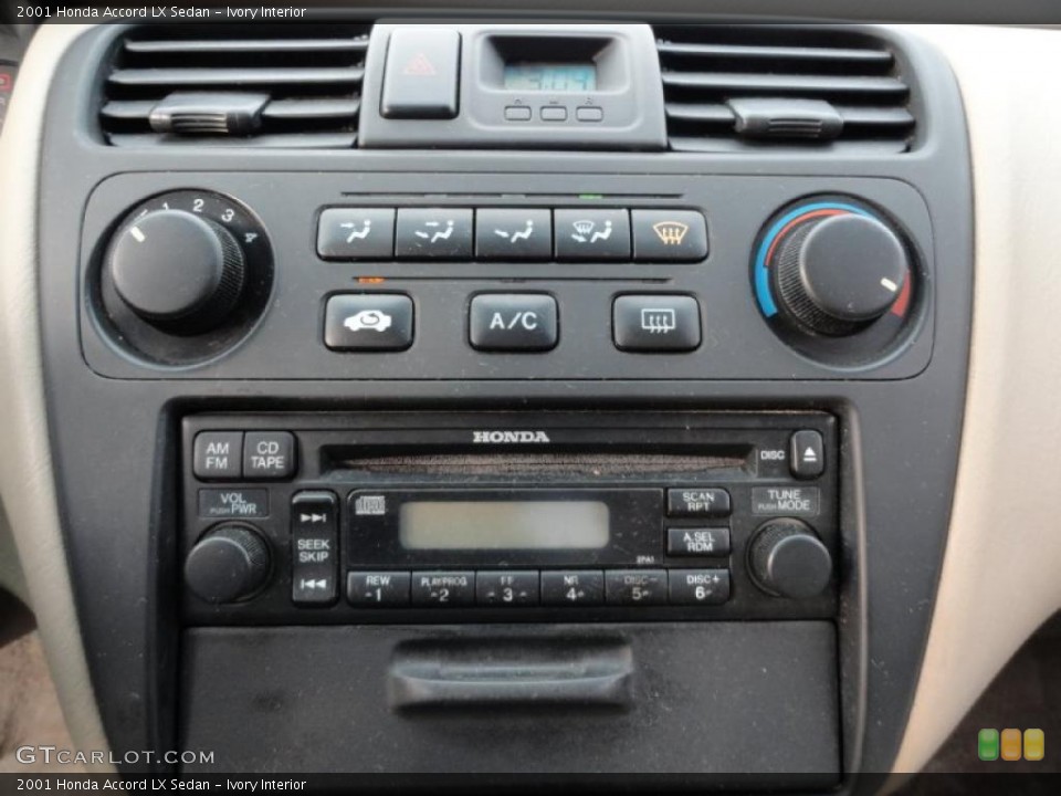 Ivory Interior Controls for the 2001 Honda Accord LX Sedan #40347878