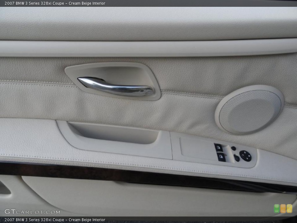 Cream Beige Interior Door Panel for the 2007 BMW 3 Series 328xi Coupe #40347902