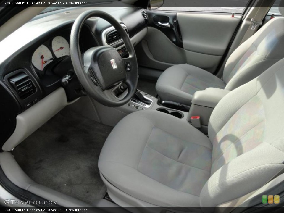 Gray Interior Photo for the 2003 Saturn L Series L200 Sedan #40348306