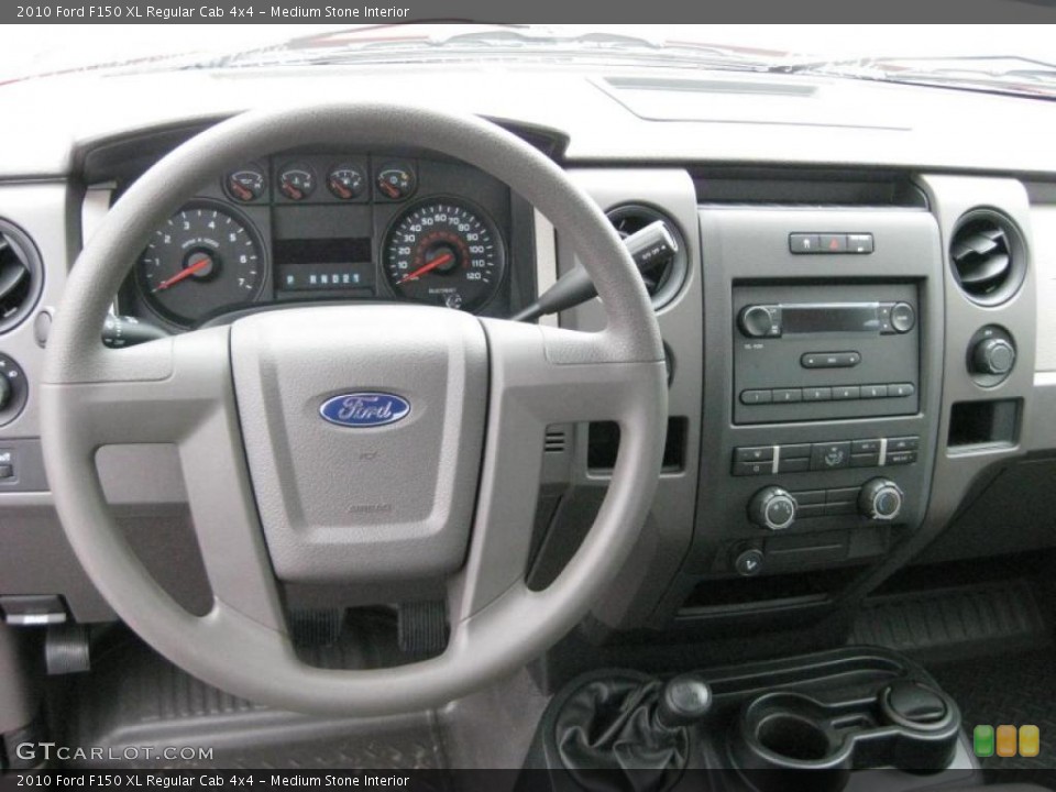 Medium Stone Interior Dashboard for the 2010 Ford F150 XL Regular Cab 4x4 #40348890