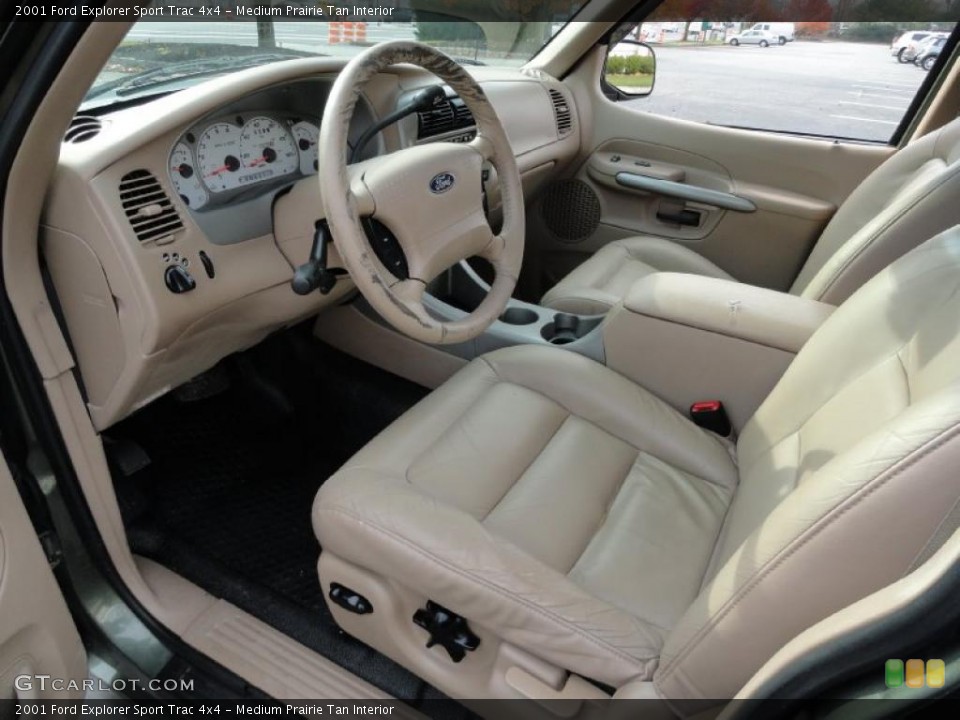 Medium Prairie Tan Interior Prime Interior for the 2001 Ford Explorer Sport Trac 4x4 #40349082