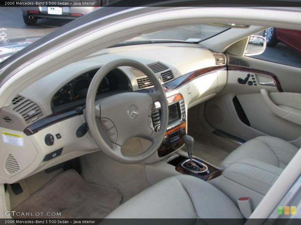 Java Interior Prime Interior for the 2006 Mercedes-Benz S 500 Sedan #40350494