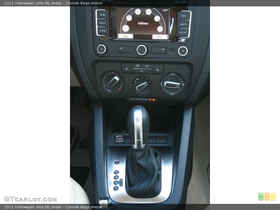 Cornsilk Beige Interior Transmission for the 2011 Volkswagen Jetta SEL Sedan #40351362