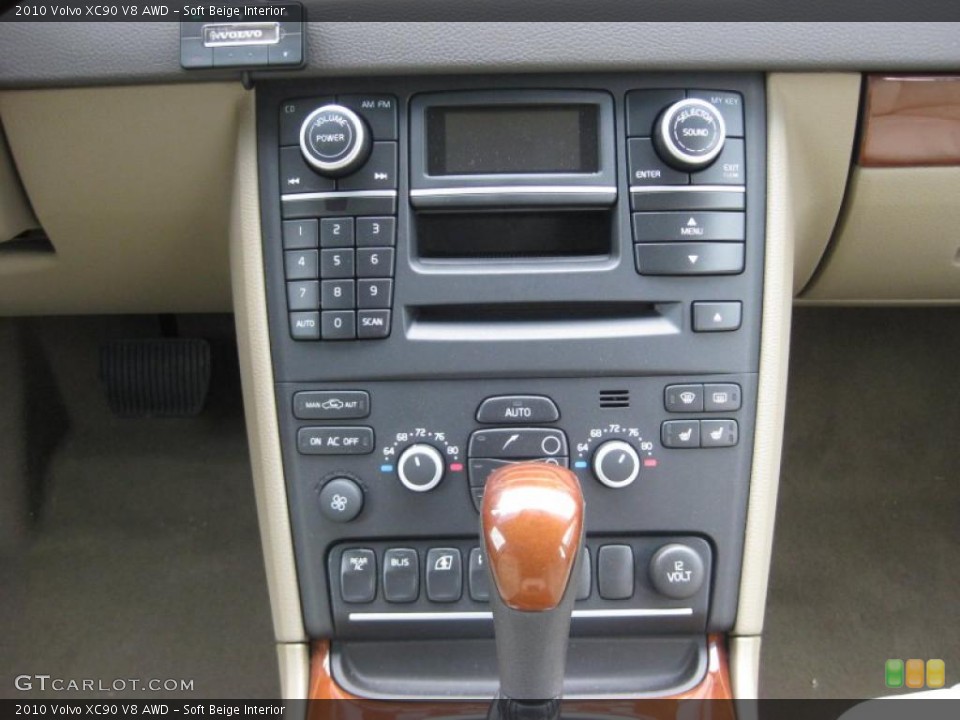 Soft Beige Interior Controls for the 2010 Volvo XC90 V8 AWD #40352402