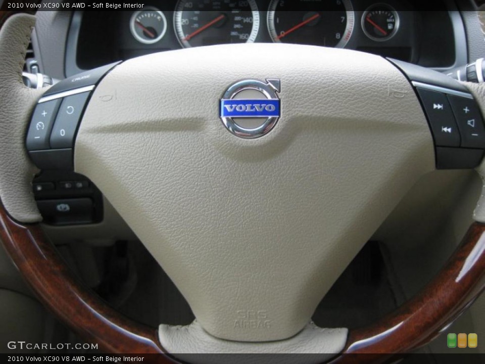 Soft Beige Interior Steering Wheel for the 2010 Volvo XC90 V8 AWD #40352410