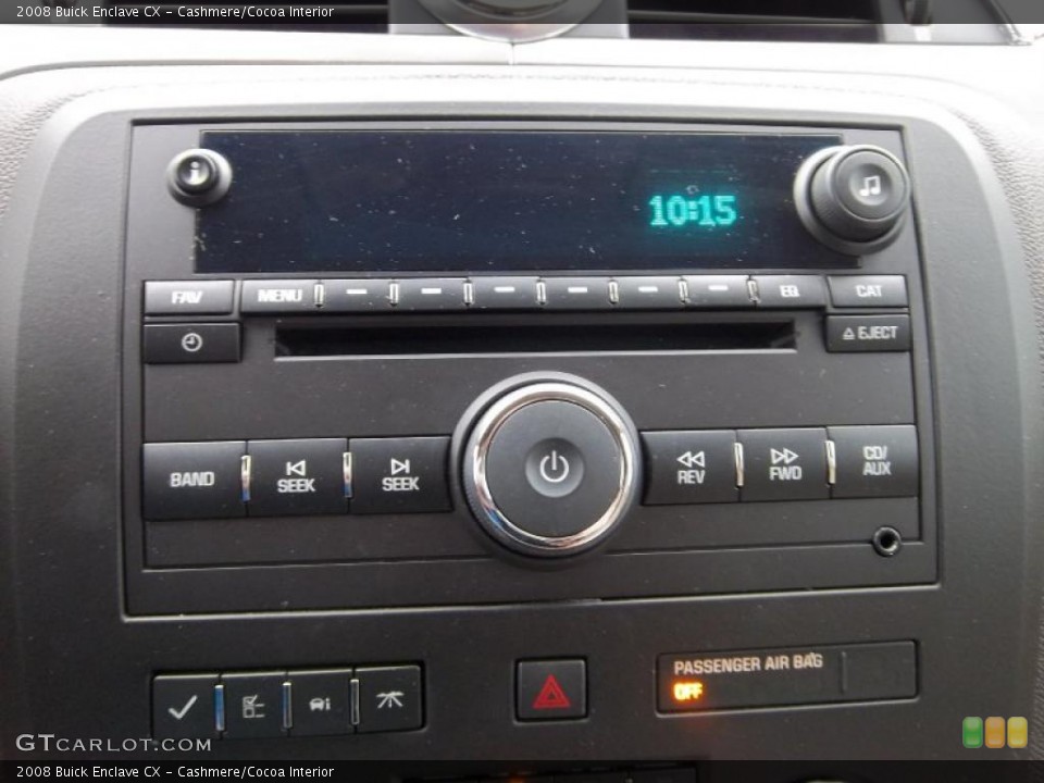 Cashmere/Cocoa Interior Controls for the 2008 Buick Enclave CX #40355333