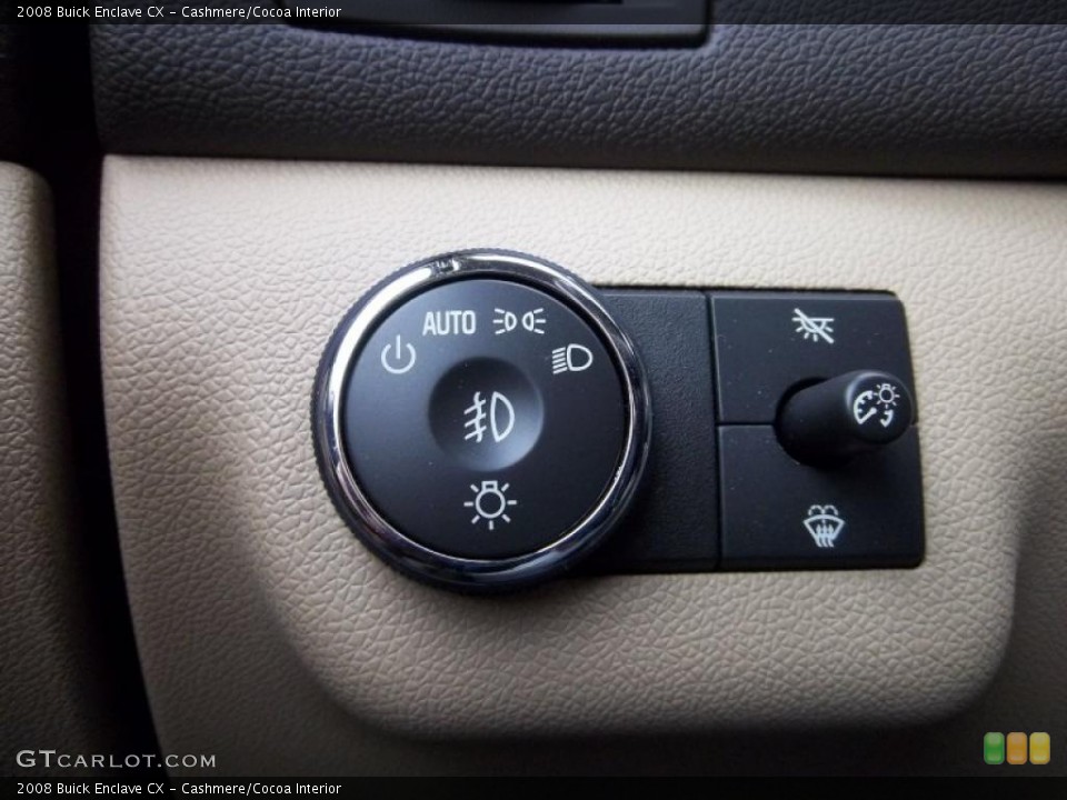 Cashmere/Cocoa Interior Controls for the 2008 Buick Enclave CX #40355393
