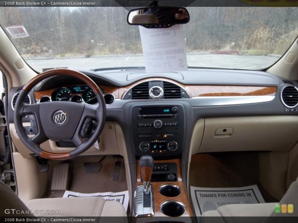 Cashmere/Cocoa Interior Dashboard for the 2008 Buick Enclave CX #40355525