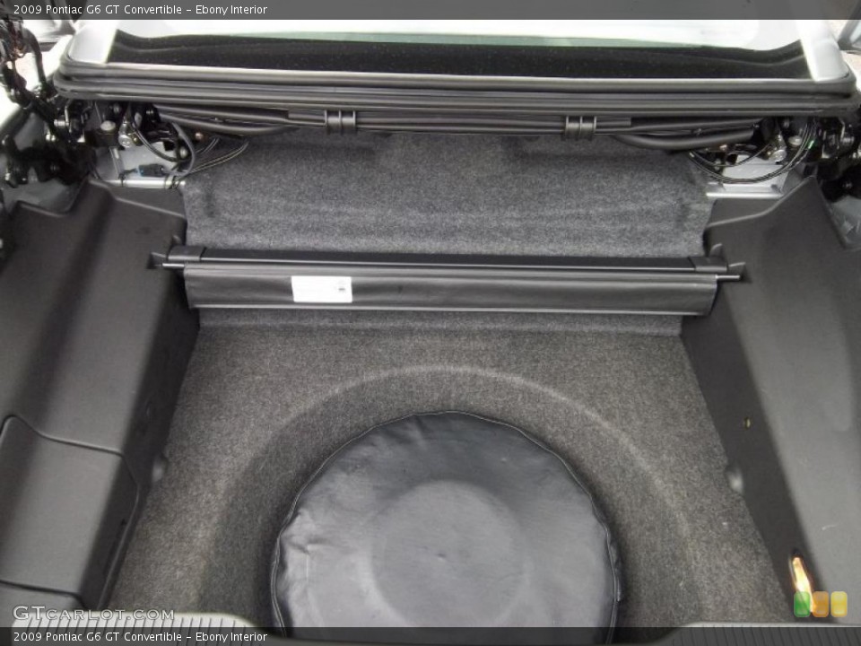 Ebony Interior Trunk for the 2009 Pontiac G6 GT Convertible #40356876