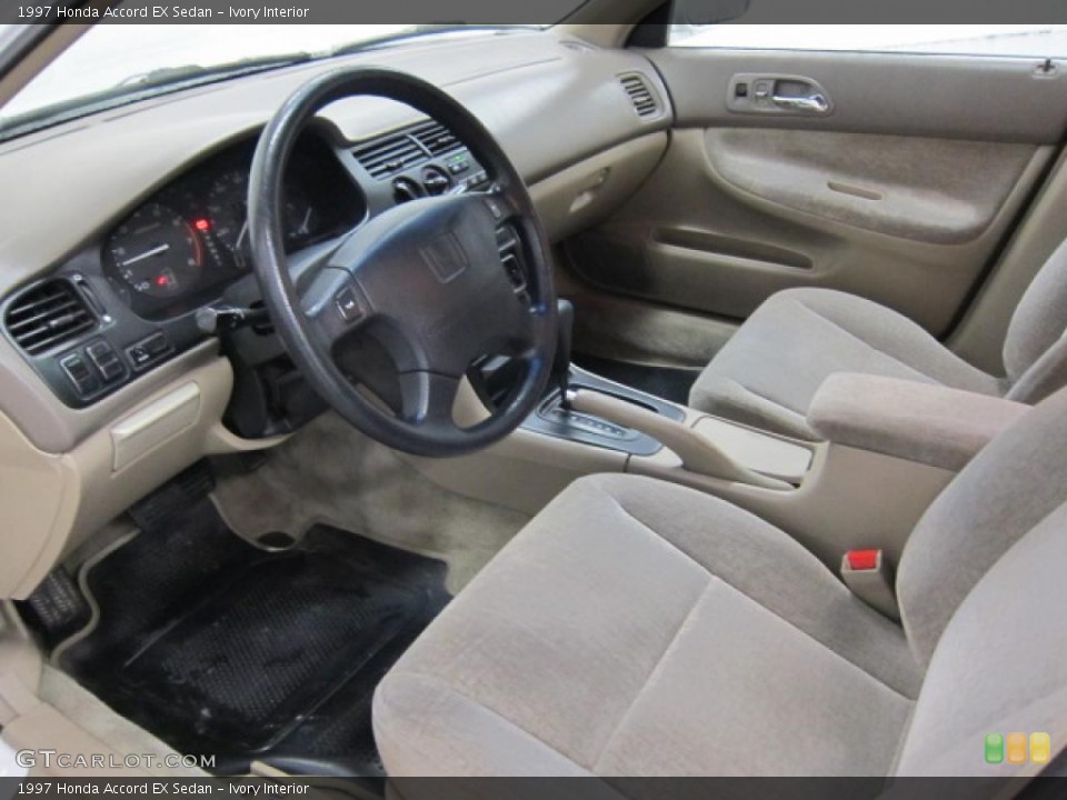 Ivory Interior Prime Interior for the 1997 Honda Accord EX Sedan #40357245