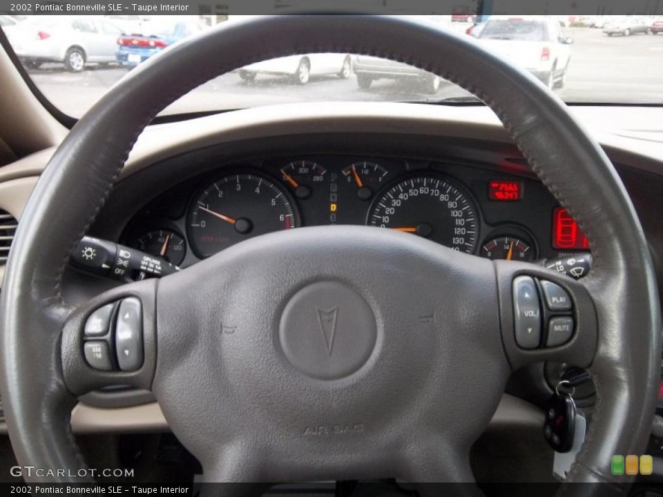 Taupe Interior Steering Wheel for the 2002 Pontiac Bonneville SLE #40358409