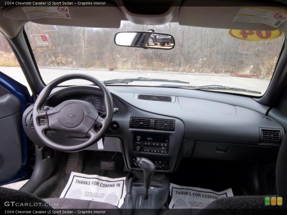 Graphite Interior Dashboard for the 2004 Chevrolet Cavalier LS Sport Sedan #40359905