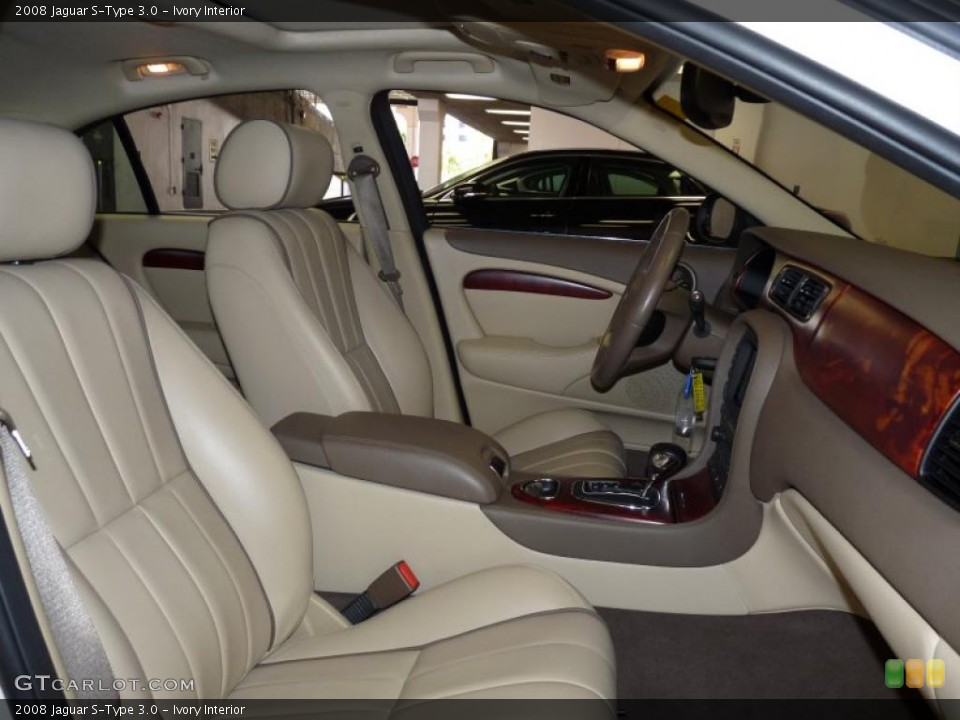 Ivory Interior Photo for the 2008 Jaguar S-Type 3.0 #40361006