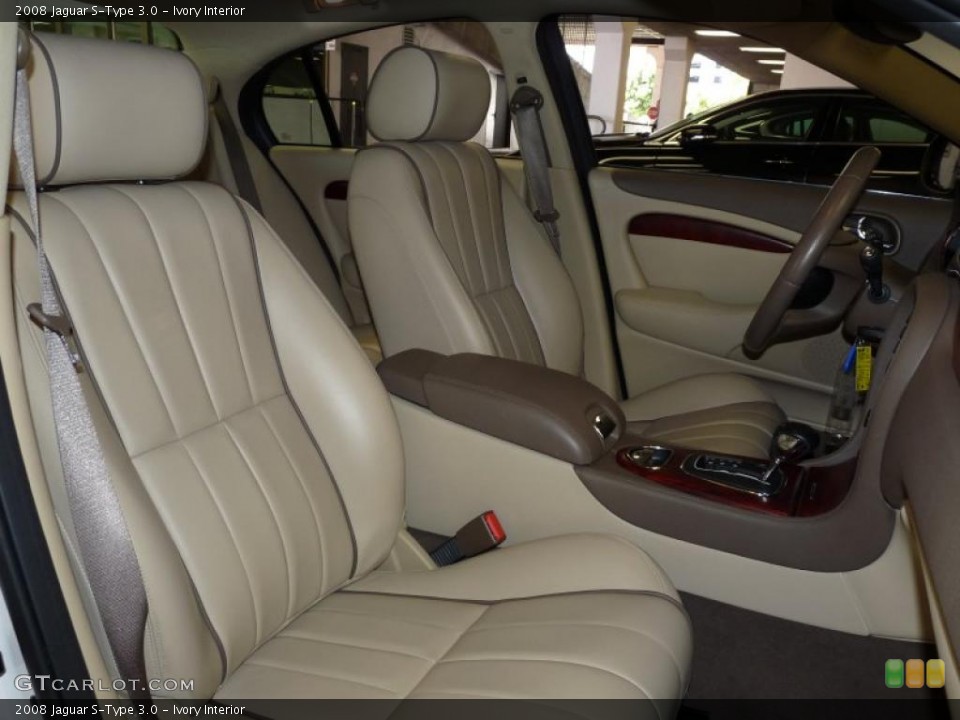 Ivory Interior Photo for the 2008 Jaguar S-Type 3.0 #40361037