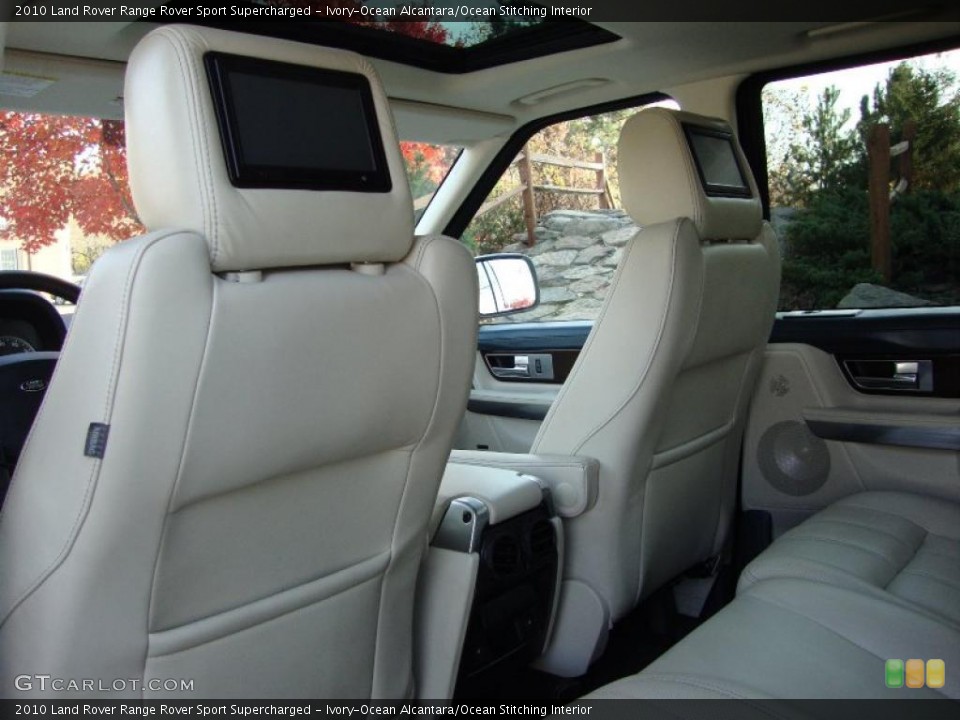 Ivory-Ocean Alcantara/Ocean Stitching Interior Photo for the 2010 Land Rover Range Rover Sport Supercharged #40362165