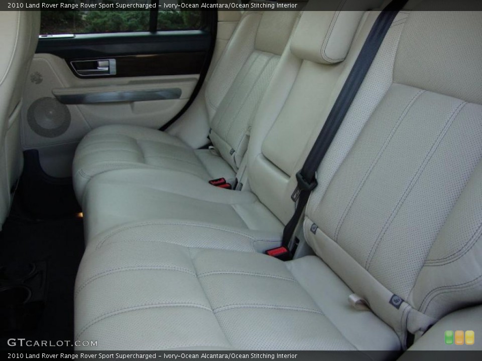 Ivory-Ocean Alcantara/Ocean Stitching Interior Photo for the 2010 Land Rover Range Rover Sport Supercharged #40362197