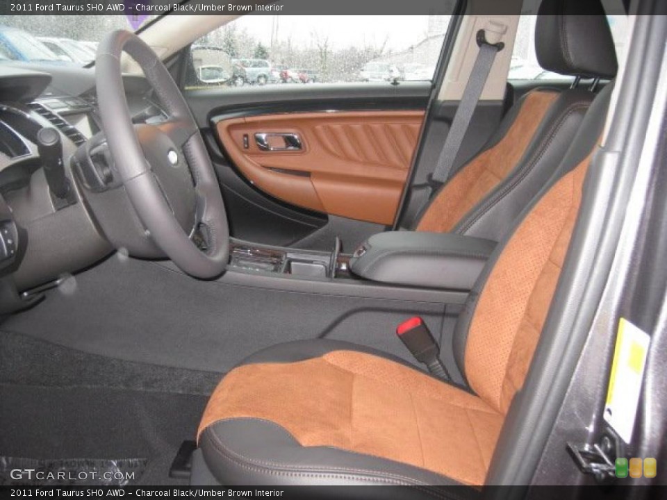 Charcoal Black/Umber Brown Interior Photo for the 2011 Ford Taurus SHO AWD #40367389