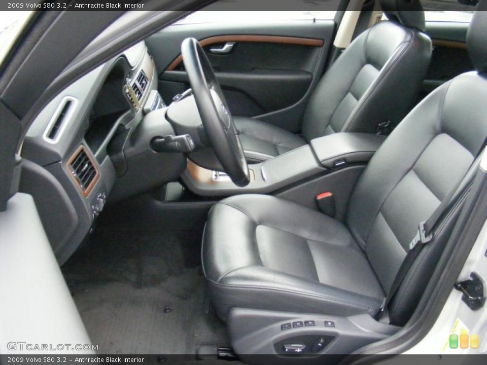 Anthracite Black Interior Photo for the 2009 Volvo S80 3.2 #40367725