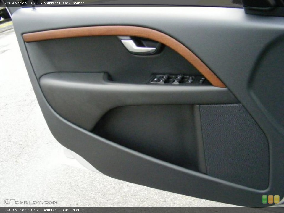 Anthracite Black Interior Door Panel for the 2009 Volvo S80 3.2 #40367965