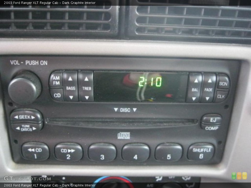 Dark Graphite Interior Controls for the 2003 Ford Ranger XLT Regular Cab #40369673