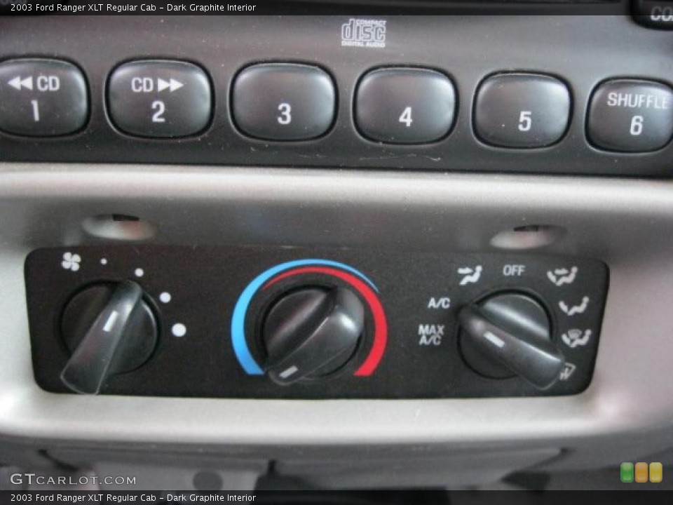 Dark Graphite Interior Controls for the 2003 Ford Ranger XLT Regular Cab #40369685