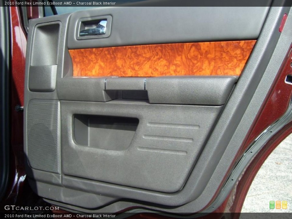 Charcoal Black Interior Door Panel for the 2010 Ford Flex Limited EcoBoost AWD #40371341
