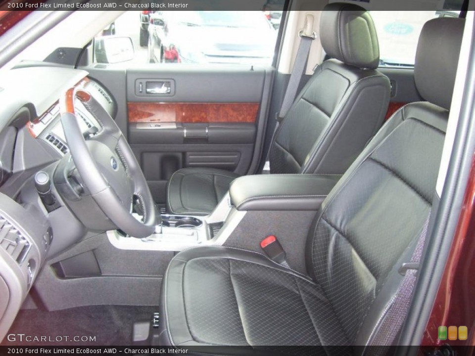 Charcoal Black Interior Photo for the 2010 Ford Flex Limited EcoBoost AWD #40371357