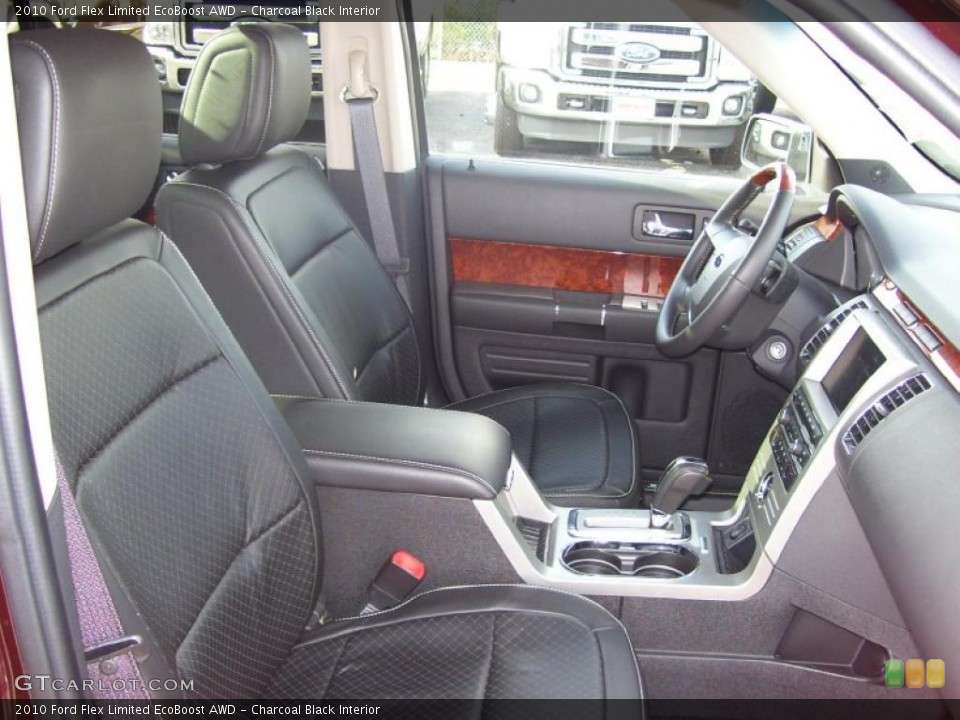 Charcoal Black Interior Photo for the 2010 Ford Flex Limited EcoBoost AWD #40371453
