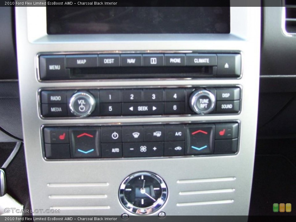 Charcoal Black Interior Controls for the 2010 Ford Flex Limited EcoBoost AWD #40371677