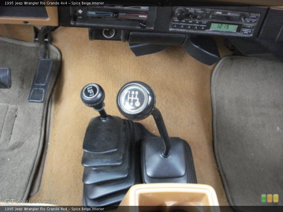 Spice Beige Interior Transmission for the 1995 Jeep Wrangler Rio Grande 4x4 #40372269